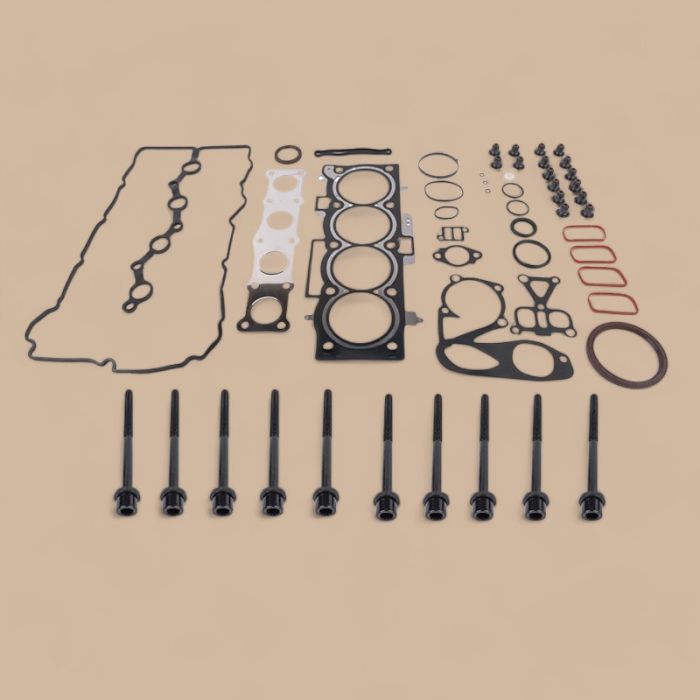 Hyundai Head Gasket Set W/Bolts & Intake Exhaust Valves ES72465 GS33547 Compatible for Hyundai Kia 2.4L