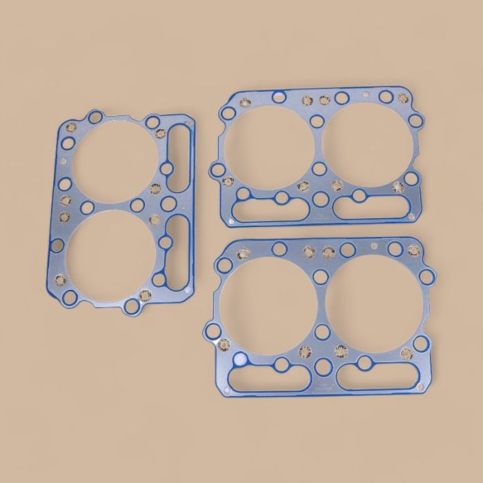Cummins 3 PCS Cylinder Head Gasket 3076189 Compatible for Cummins Engine N14 N855 NT855 NTA855 NH280 Hyundai Wheel Loader HL780-3