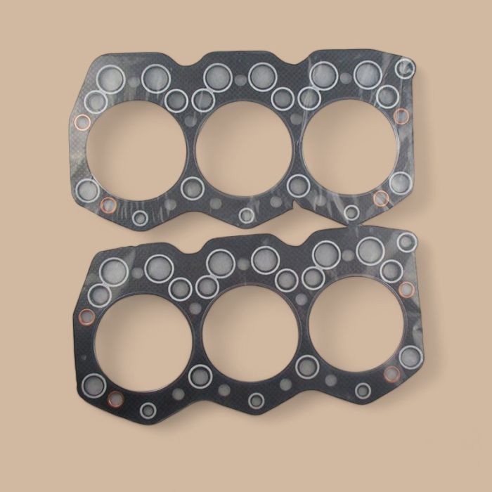 Mitsubishi 2 PCS Cylinder Head Gasket Compatible for Mitsubishi S6K S6KT Caterpillar CAT 3066 3066T Engine