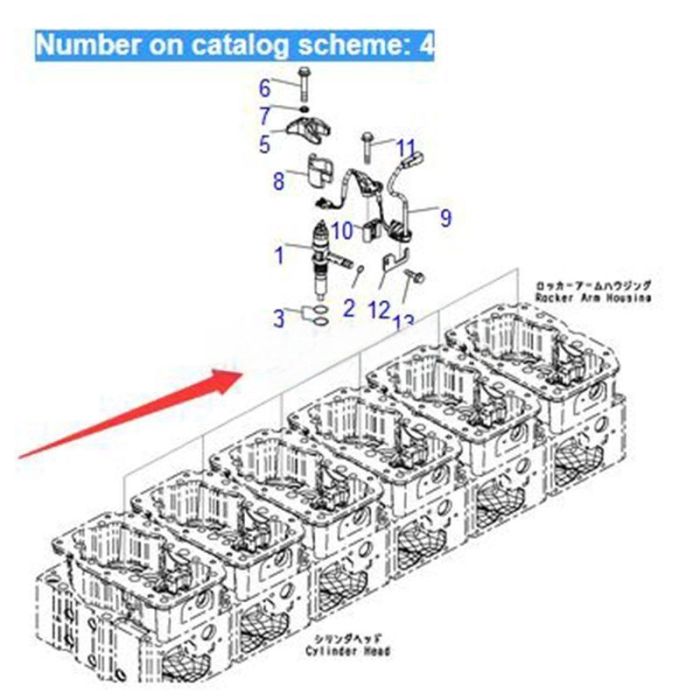 Komatsu Gasket 6261-71-6150 Compatible for Komatsu Excavator PC1250-8 C1250LC-8 PC1250SP-8 Engine SAA6D140E SAA6D170E