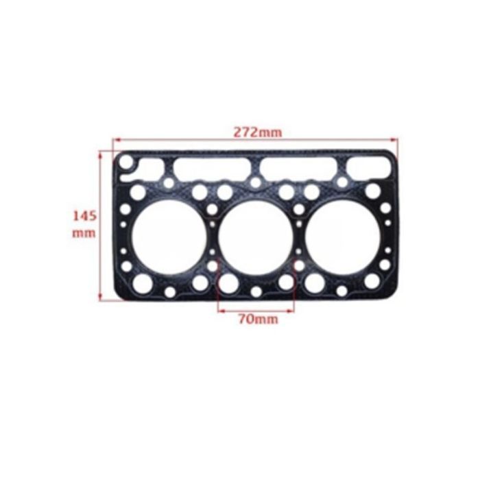 Kubota Cylinder Head Gasket 15975-03310 Compatible for Kubota D750 Engine B5200D B5200E B7100 Tractor