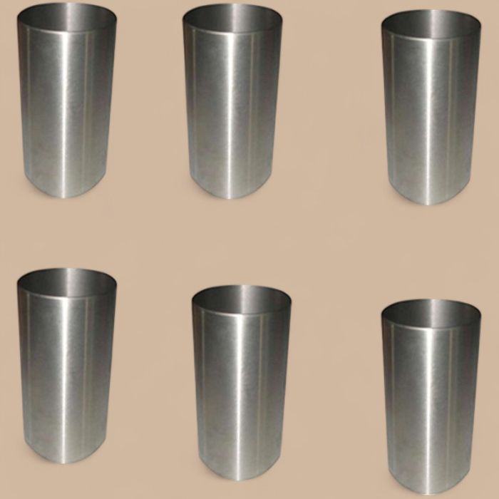 CAT 6 Pieces Cylinder Sleeve 5I 7523 Compatible for CAT Caterpillar 3066 Engine 311 312 313D 320 Excavator