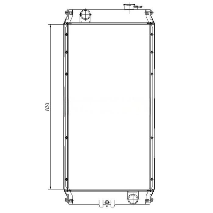 Caterpillar Water Tank Radiator Compatible for Caterpillar CAT Excavator 321C LCR
