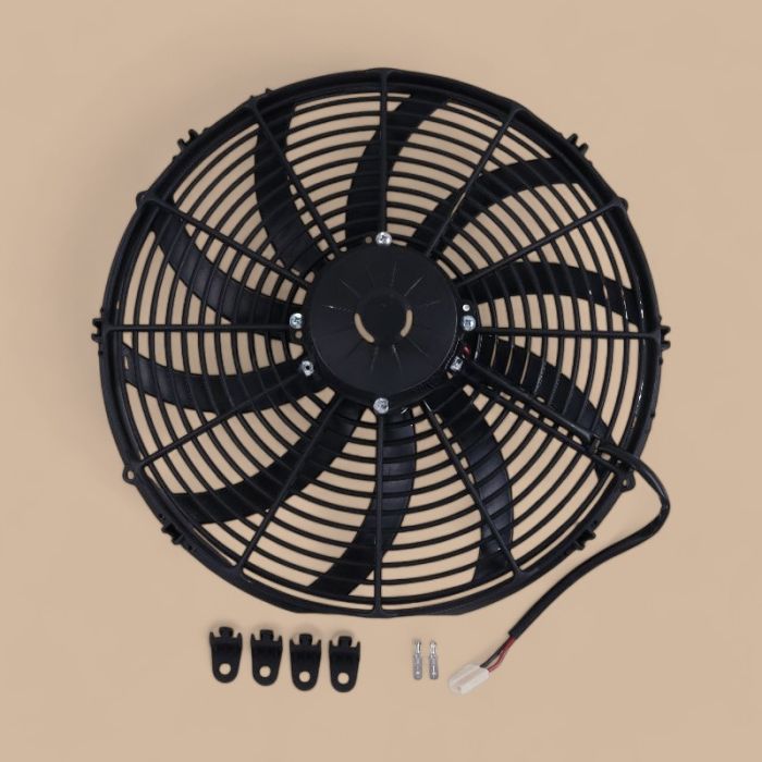 16" 12V Low Profile Electric Puller Fan 30100400 VA18-AP10/C-41A