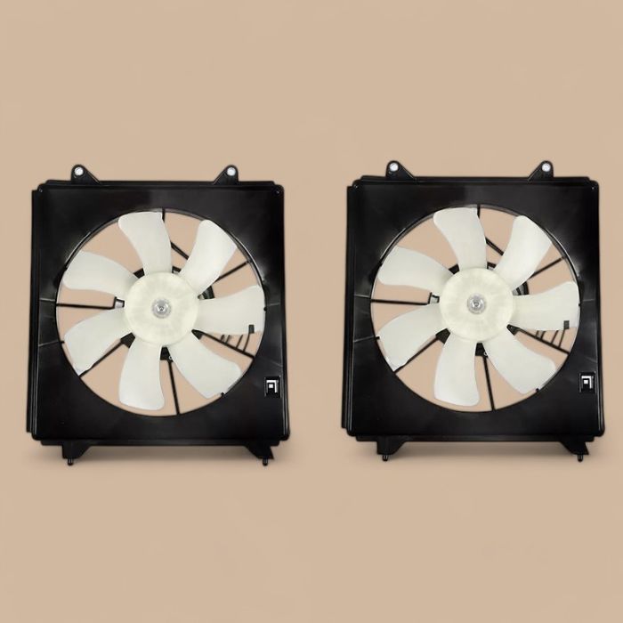 Honda 2 Pieces Radiator Cooling Fan HO3113134 620297 Compatible for Honda Accord Right Side 2013-2017
