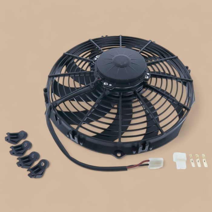 Spal Puller Fan 12" Curved Blades Medium Profile 1328CFM VA10-AP50/C-61A 30101522 Compatible for Spal