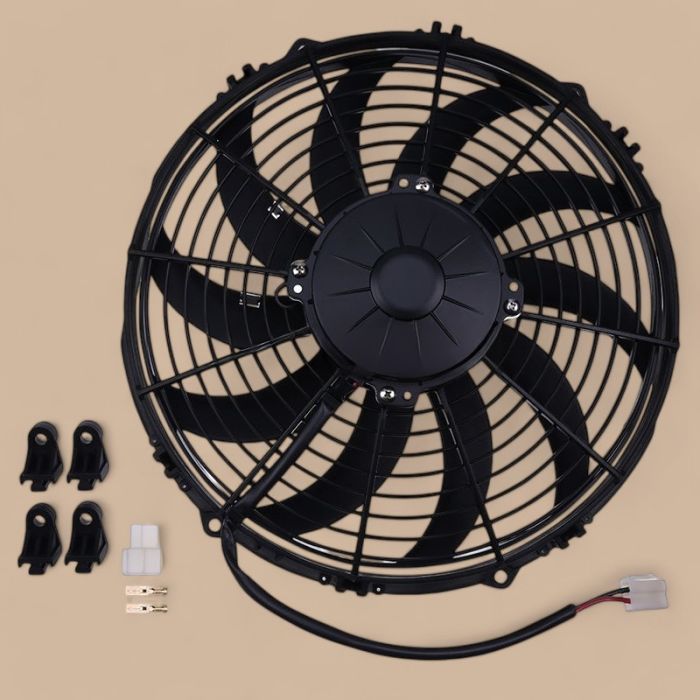 Spal Aftermarket Spal VA10-BP50/C-61A 30101814 305mm Diameter 10 Blades 24V Curved Fan 