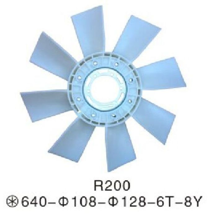 Hyundai For Hyundai Excavator R200 Fan Blade