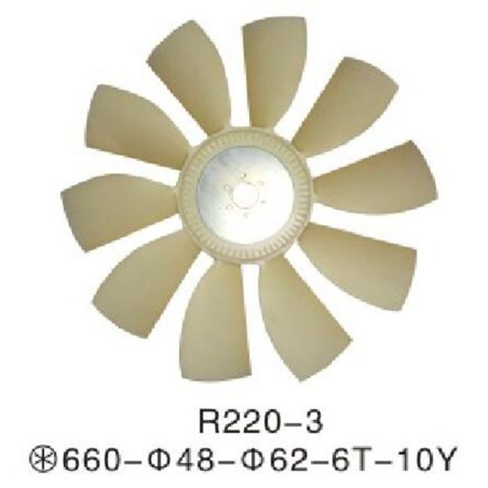 Hyundai For Hyundai Excavator R220-3 Fan Blade