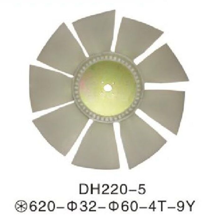 Doosan For Doosan Daewoo Excavator DH220-5 Fan Blade