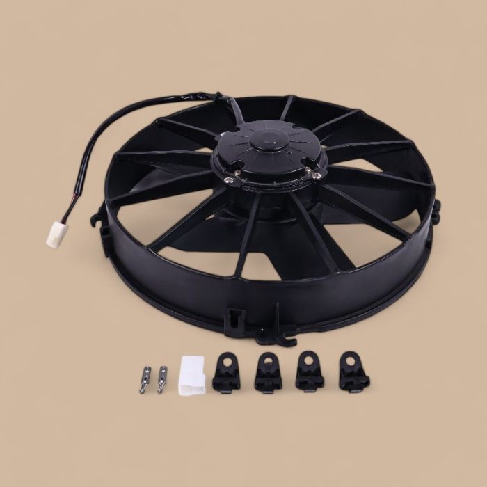 Spal Automotive Paddle Blade 12" Fan Pusher Compatible for Spal 30102025 VA01-AP70/LL-36S