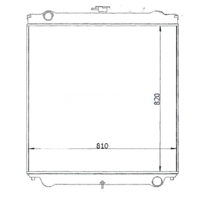 Hitachi Radiator Compatible for Hitachi EX140 Excavator