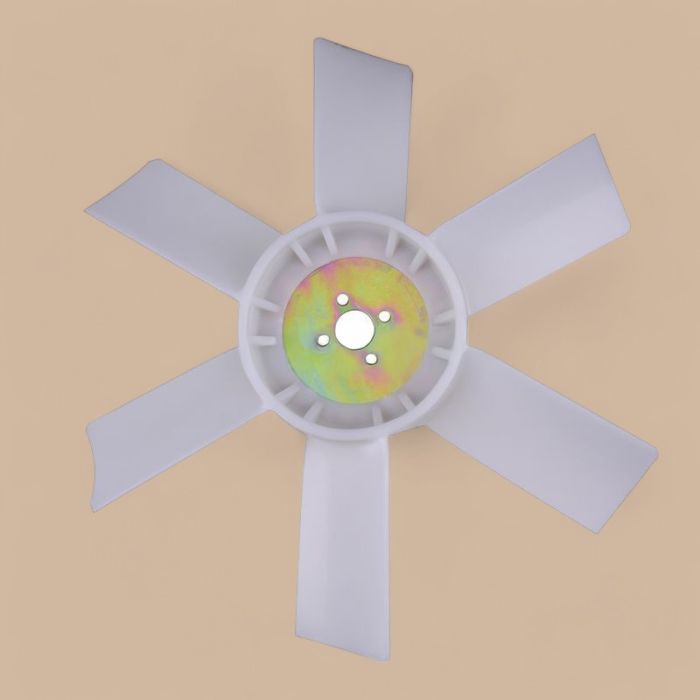 Kubota 340MM 6 Blade Fan Pusher 17331-74110 Compatible for Kubota Tractor L2550DT L2550DT-GST L2550F L2550-TOW