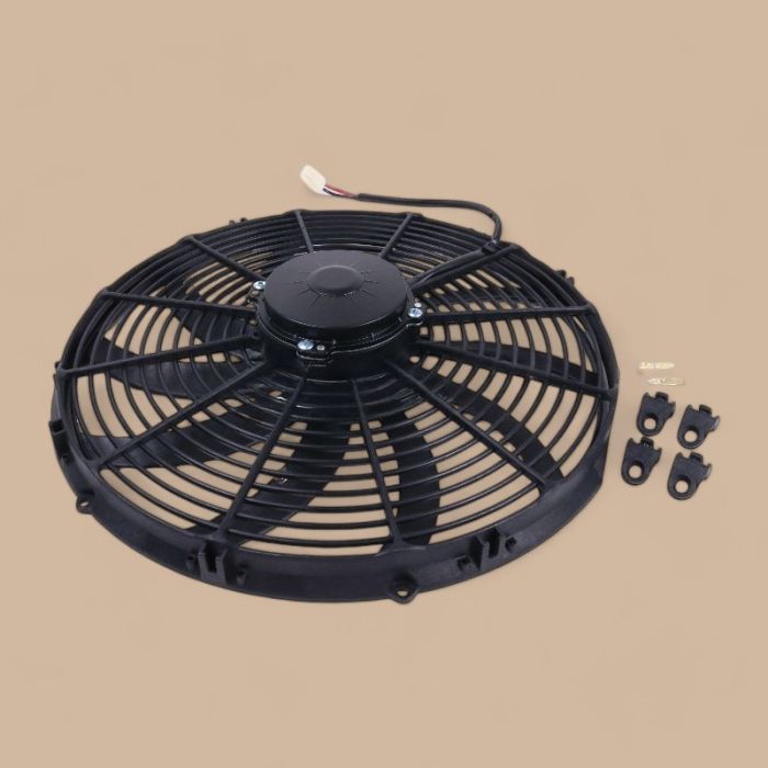 Racing 16" 12V Fan 30102120 VA18-AP70/LL-86A Compatible for Racing Motorcycle ATV etc and/or Oil Cooler