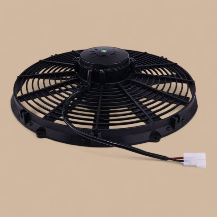Spal 14" High Performance Pusher Fan Curved Blade 30102056 VA08-AP71/LL-53S Compatible for Spal