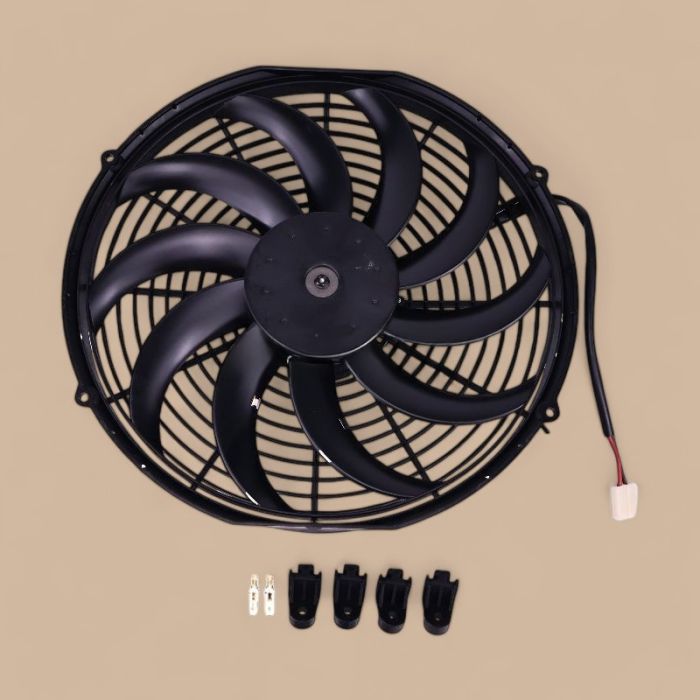 Spal 13" Medium Profile Puller Fan 30101507 VA13-AP51/C-35A Compatible for Spal 1250 CFM