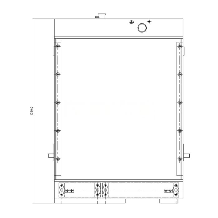 Komatsu Water Tank Radiator 421-03-21103 Compatible for Komatsu Wheel Loader WA470-3 WA450-3