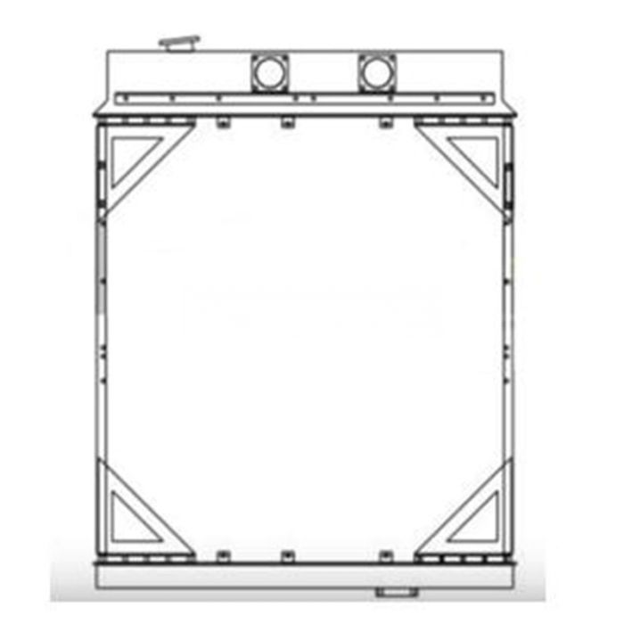 Caterpillar Water Radiator 7W2847 Compatible for Caterpillar CAT D9N Tractor