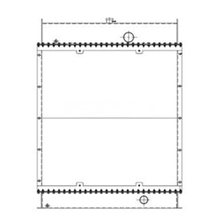 Caterpillar Water Tank Radiator 142-1928 Compatible for Caterpillar CAT Engine 3406C