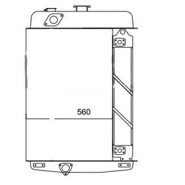 Caterpillar Water Radiator Core Compatible for Caterpillar CAT 955L Track Loader