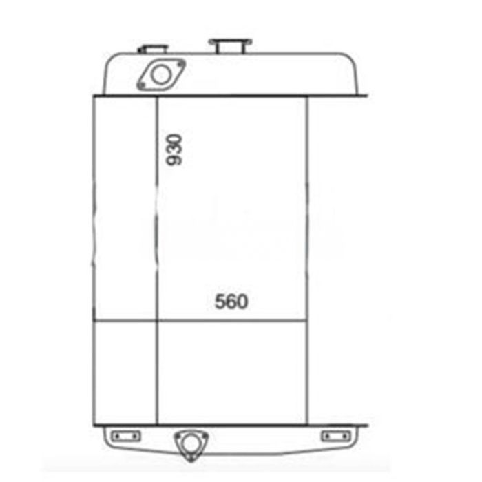 Caterpillar Water Radiator Core Compatible for Caterpillar CAT Track Loader 955