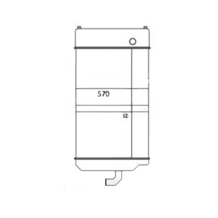 Caterpillar Water Radiator Core 3347697 191-5360 1896651 3347677 Compatible for Caterpillar CAT 950B 950GII 962GII