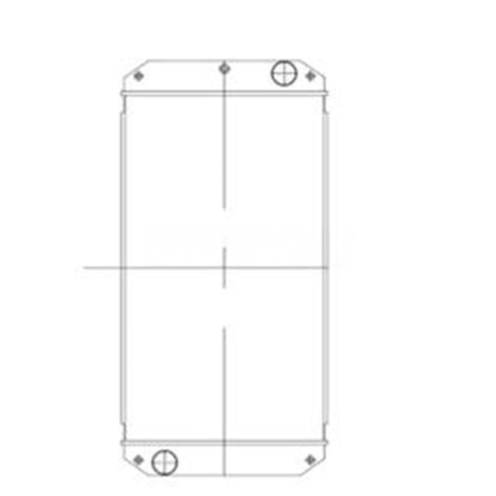 Caterpillar Water Radiator Core 2565308 Compatible for Caterpillar CAT 12M Motor Grader
