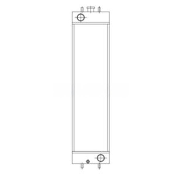 CASE Water Radiator Core Compatible for CASE CX145C Crawler Excavator