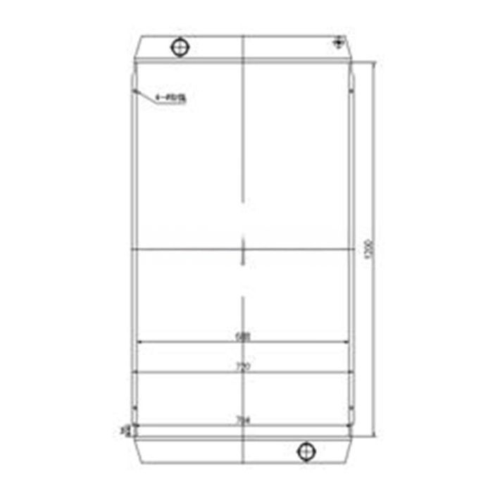 Volvo Water Radiator Core Compatible for Volvo Loader L200G