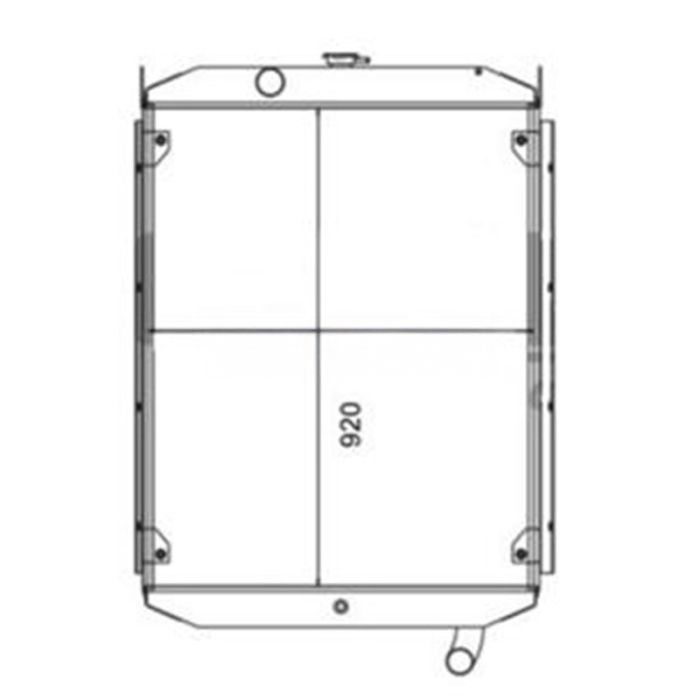 Volvo Water Radiator Core Compatible for Volvo Loader L120 Old Type