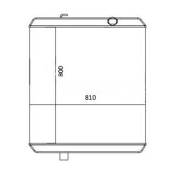 Volvo Water Radiator Core 4775026 4771321 Compatible for Volvo Old Products Volvo BM 4500