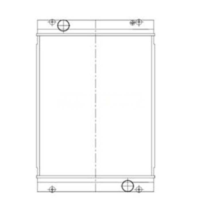 Volvo Cooling Radiator 17472657 Compatible for Volvo Wheel Loader L70H L90H