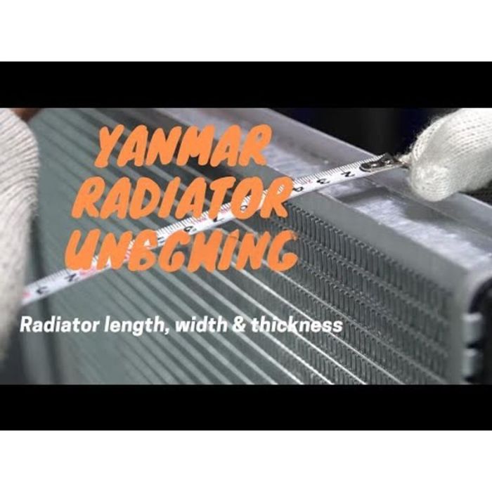 Yanmar Radiator 172482-13300 422133-2810 Compatible for Yanmar VI025 VI025-6A Excavator