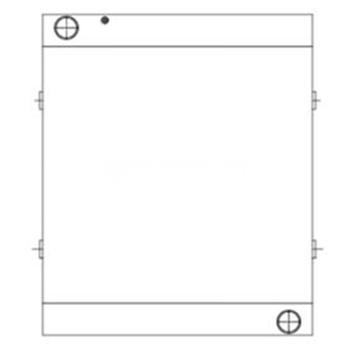 JCB Water Radiator Core 923/02500 Compatible for JCB 406 408 3D-4 4CN-4 3CX-2 3CX-4