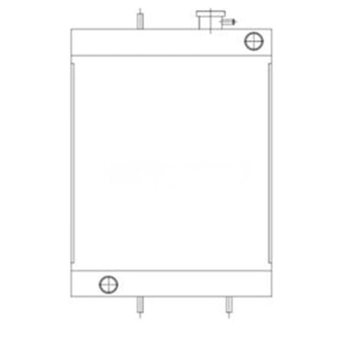 JCB Water Radiator Core 30/919100 30/920400 Compatible for JCB 802 803 804