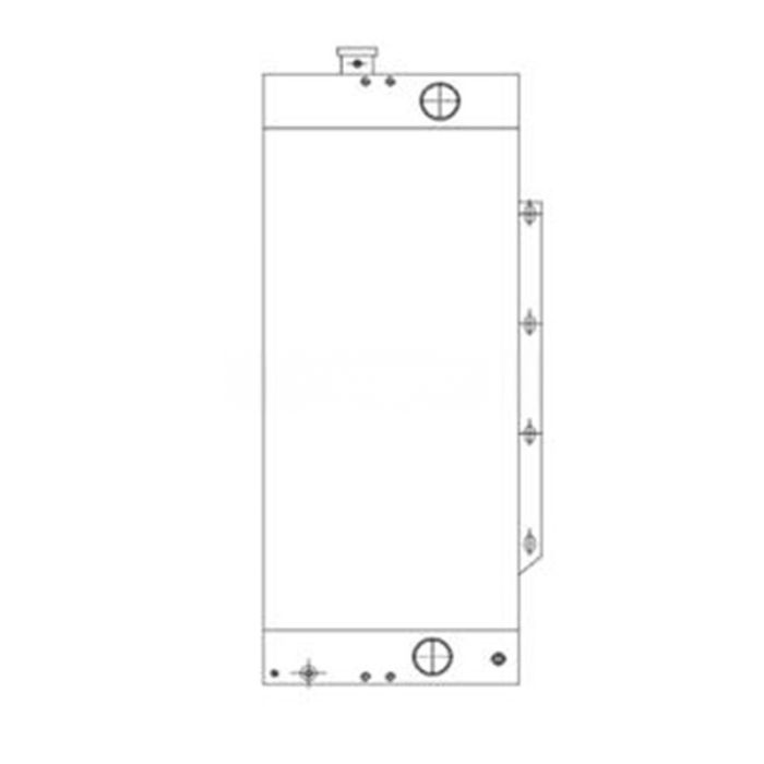 JCB Water Radiator Core 30/926129 Compatible for JCB JS145W