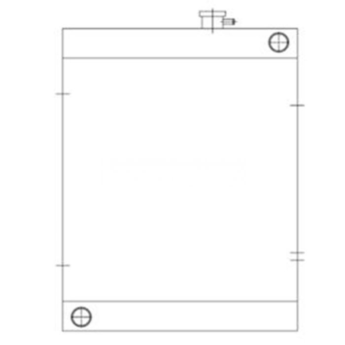 JCB Water Radiator Core 30/925376 Compatible for JCB 160 170