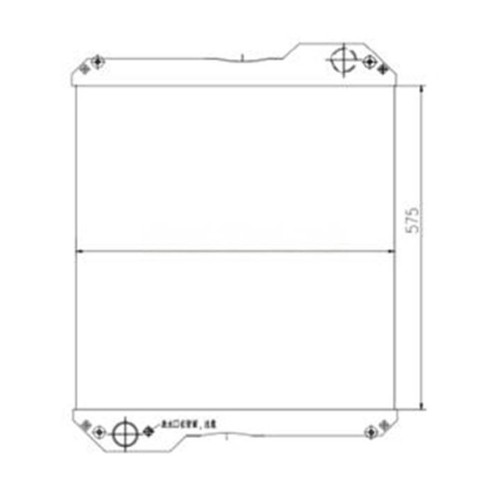 JCB Water Radiator Core 30/925453 30/303800 Compatible for JCB 2140 2155