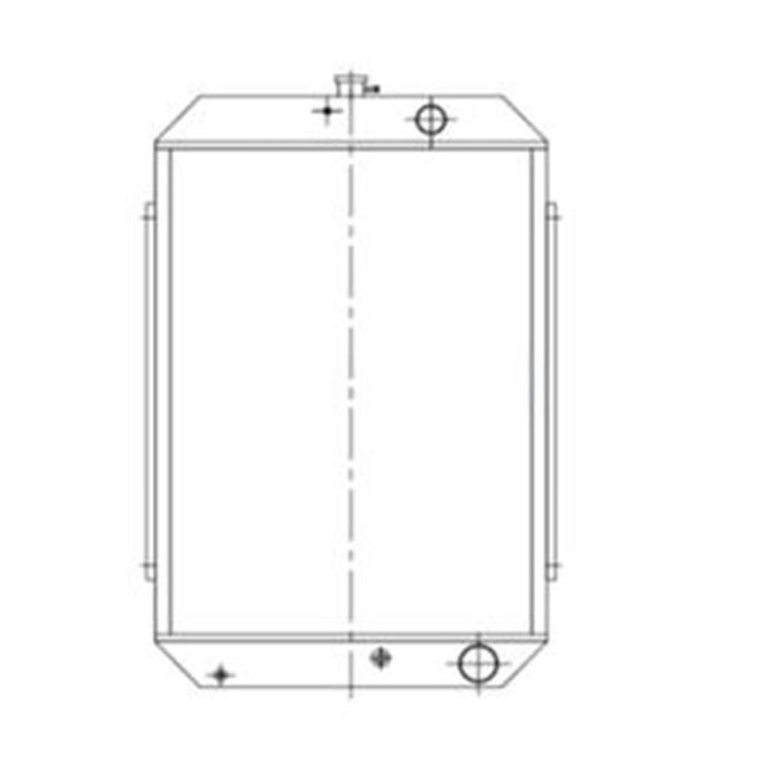Hyundai Water Tank Radiator Compatible for Hyundai Excavator R220-5 R170W
