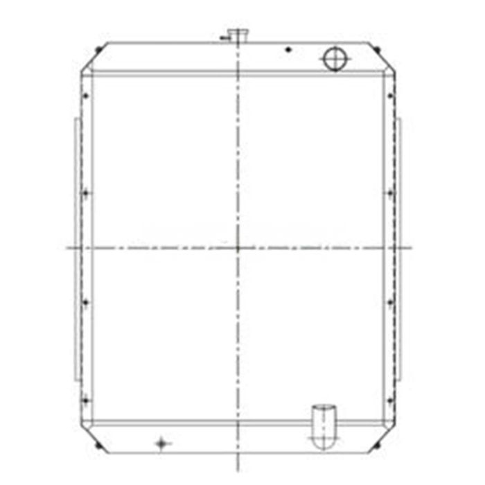 Hyundai Water Tank Radiator 11N7-40020 Compatible for Hyundai Excavator R265-7 R250LC-7