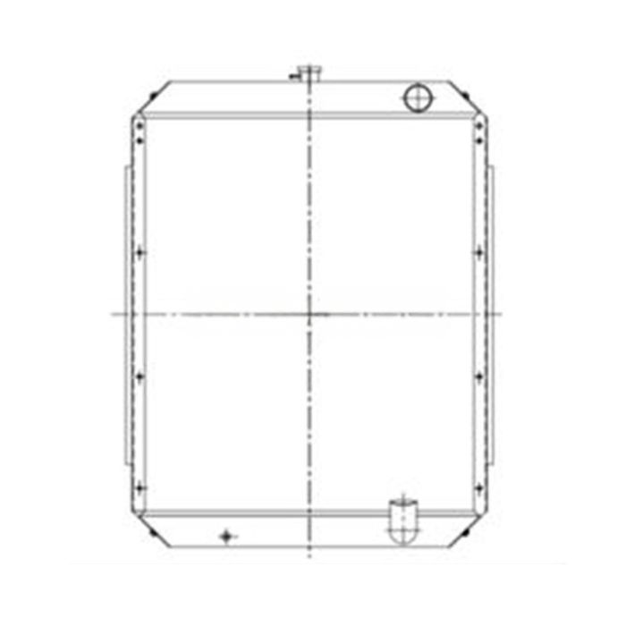 Hyundai Water Tank Radiator 11N8-40280 Compatible for Hyundai Excavator R290LC-7 R305LC-7