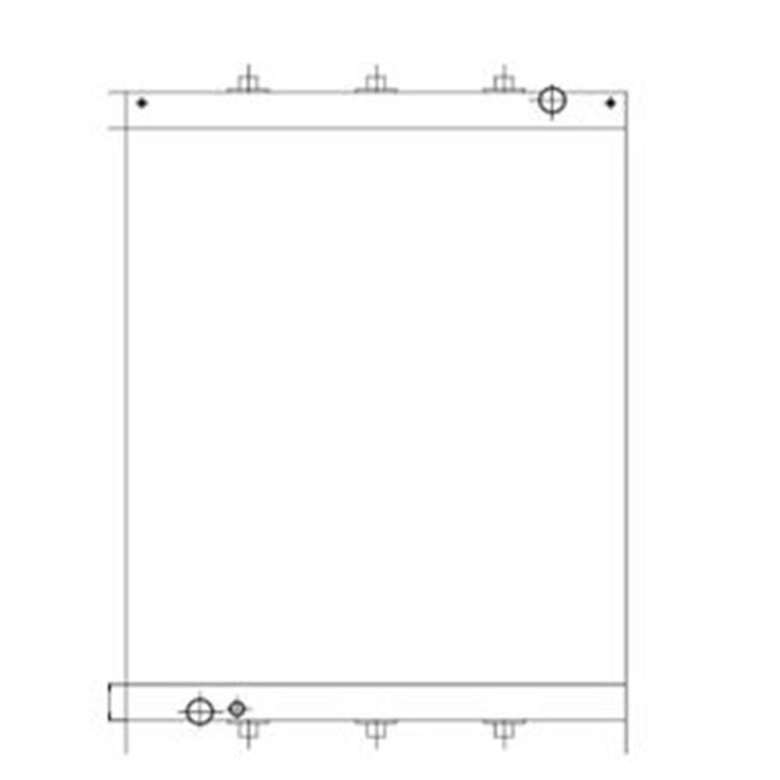 Hyundai Water Tank Radiator Compatible for Hyundai Excavator HL760-9