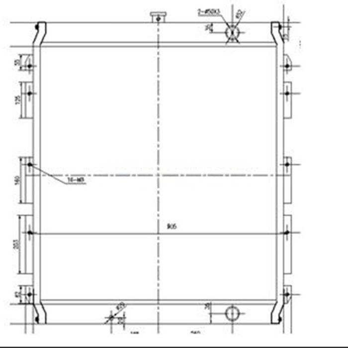 Caterpillar Water Tank Radiator Compatible for Caterpillar CAT Excavator E325B