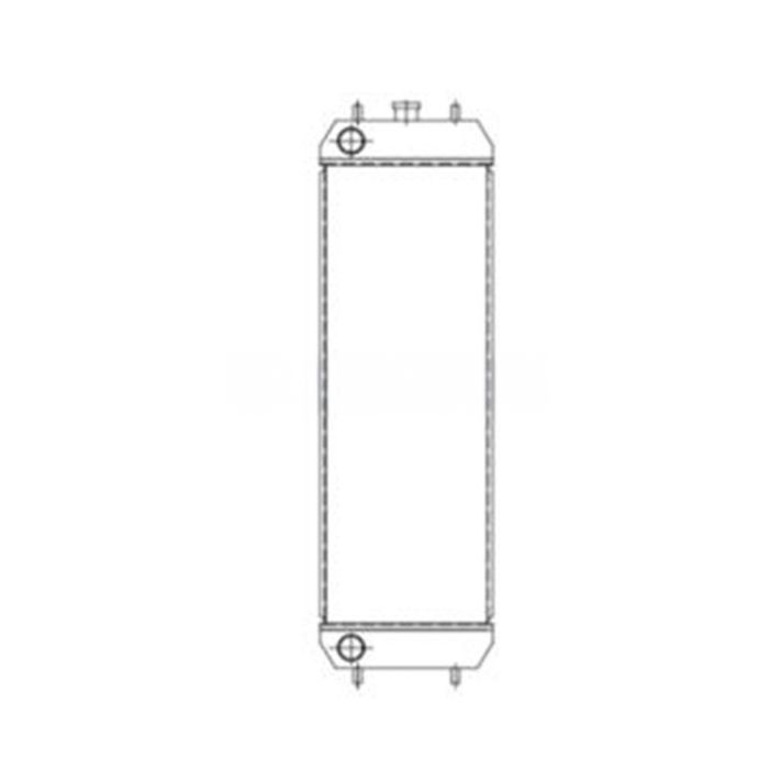 Hitachi Water Tank Radiator 4668378 Compatible for Hitachi Excavator ZAX120-3 ZAX135US-3 ZAX190W-3