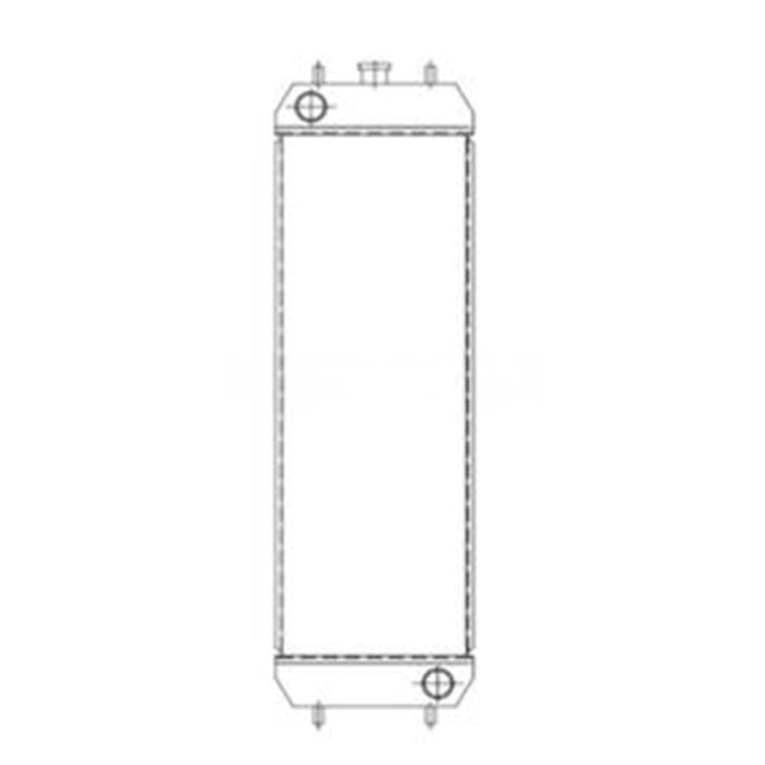 Hitachi Water Cooler Radiator 4668375 Compatible for Hitachi Excavator ZAX160-3