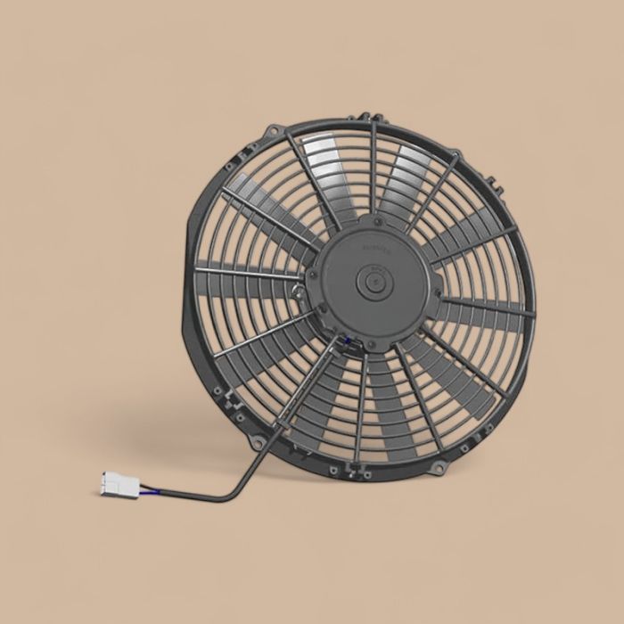 Spal 24V Aftermarket Spal VA14-BP10/C-34S Fan Compatible for Engine Excavator Loader Tractor