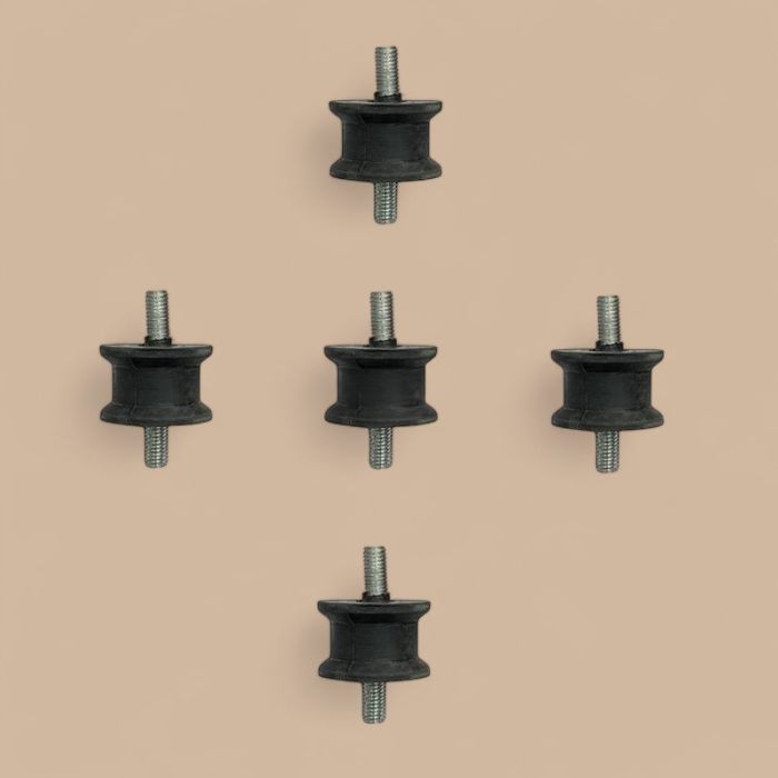 Perkins 5 Pieces Radiator Mounting 2638D017 Compatible for Perkins Engine 403C-11 403D-11 403F-11