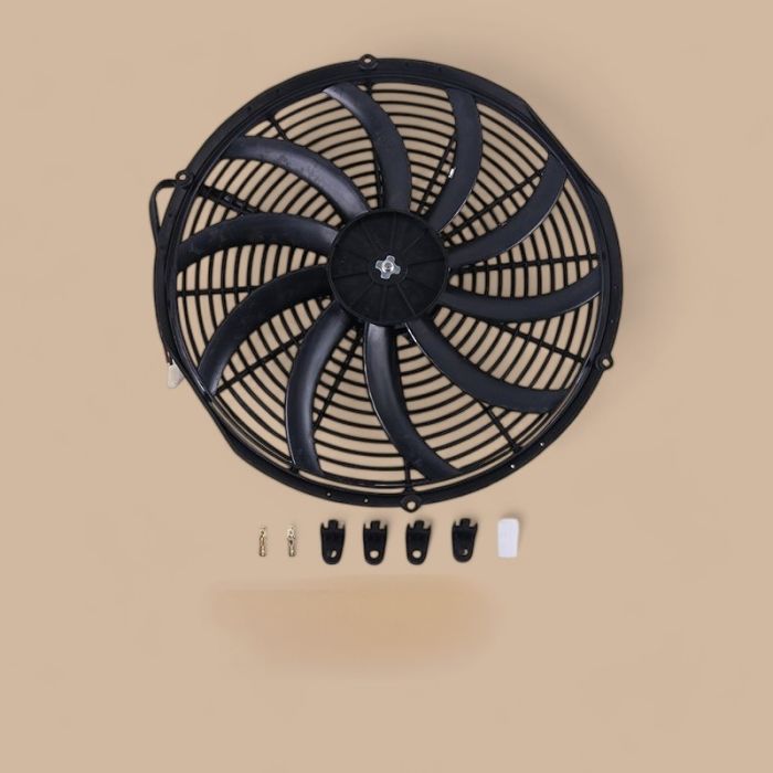 Spal 24V Aftermarket Spal VA18-BP71/LL-86A VA18-BP70/LL-41A VA18-BP70/LL-86A Fan Compatible for Engine Excavator Loader Tractor