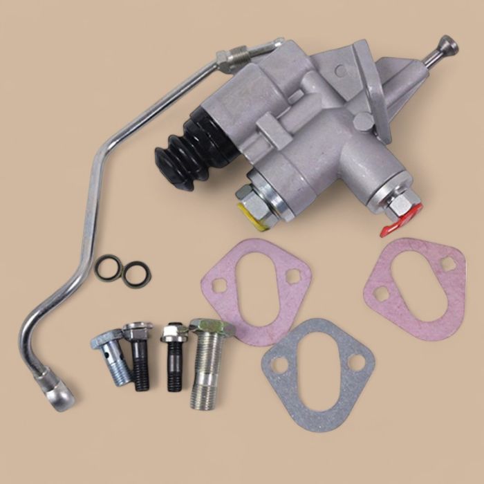 Cummins 12V Fuel Lift Pump Kit With Line 4988747 3936316 Compatible for Cummins Engine 6BT 5.9L Dodge Ram Pickup Truck 2500 3500 1994-1998
