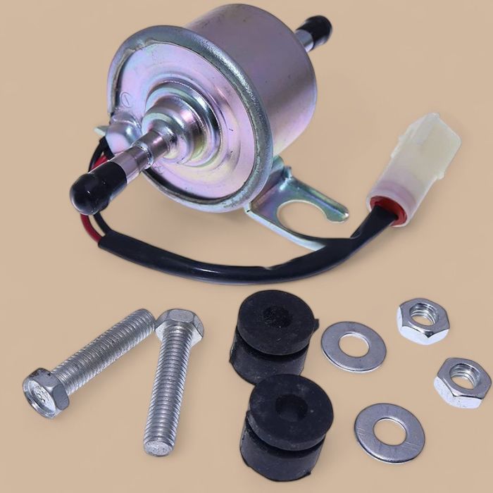 John Deere 12V Fuel Pump 8971491820 Compatible for John Deere Excavator 17ZTS 27C 27ZTS 35C 35ZTS 50C 50ZTS